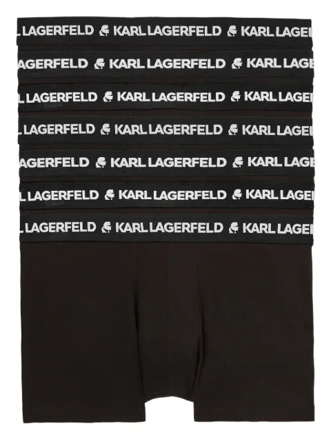 Karl Lagerfeld logo-waistband boxers (pack of seven)