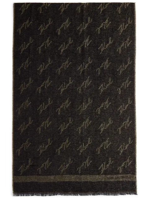 Karl Lagerfeld Signature scarf