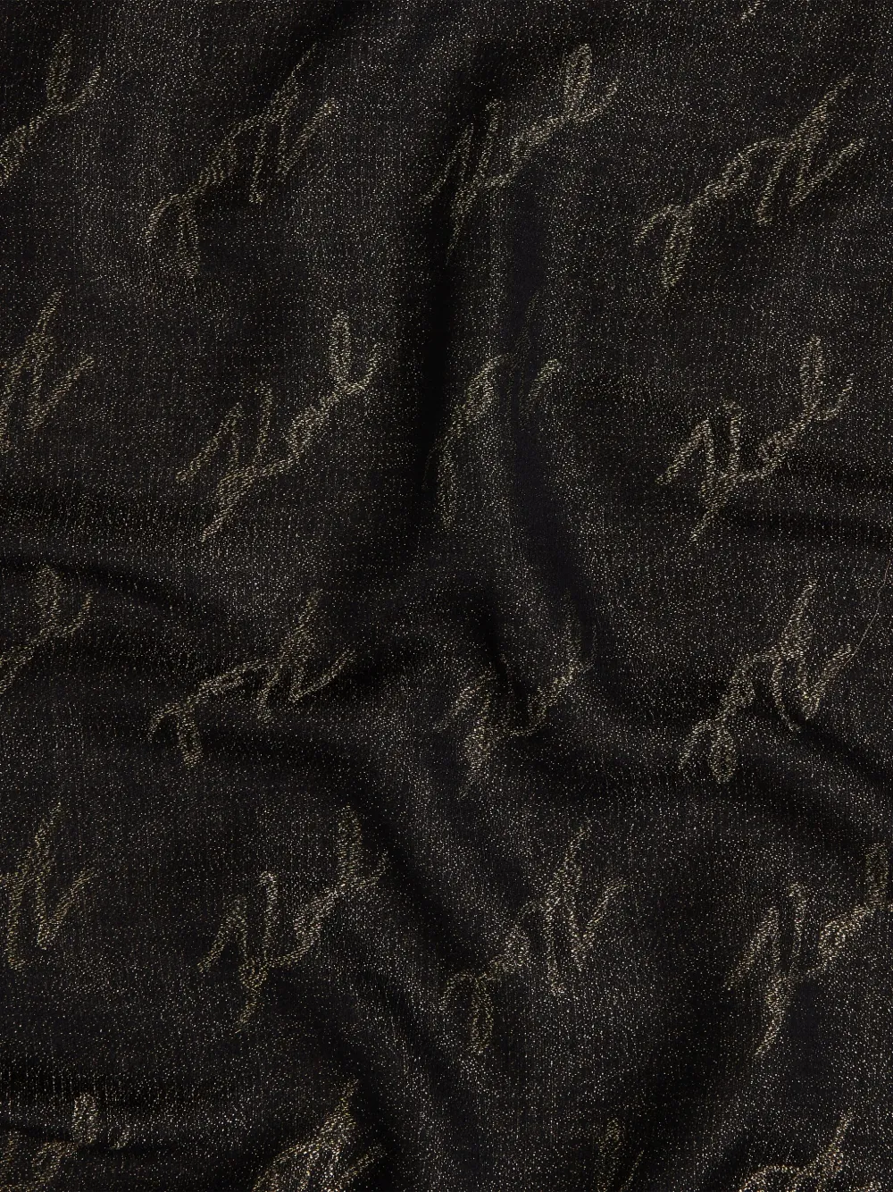 Karl Lagerfeld Signature sjaal Zwart