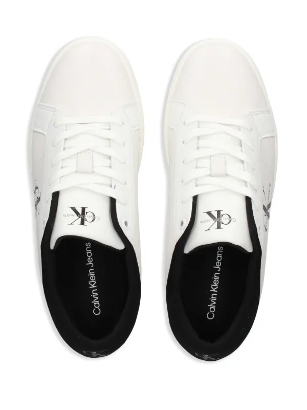 Calvin klein white sneakers men on sale