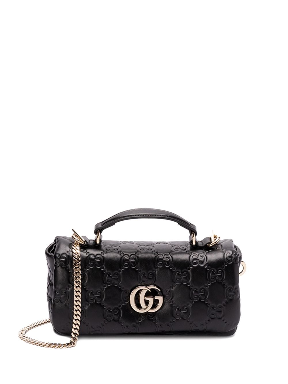 Shop Gucci Mini Gg Milano Tote Bag In Schwarz