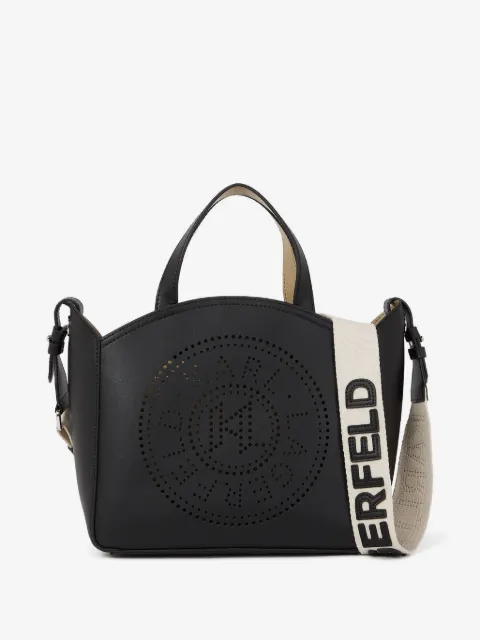 Karl Lagerfeld petit sac cabas K/Circle à logo perforé