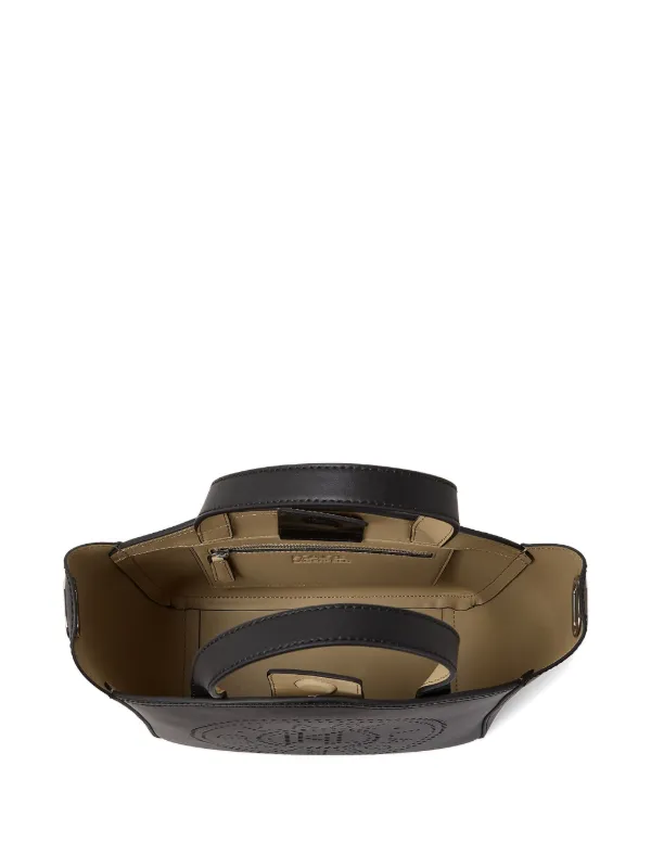 Karl Lagerfeld K/Circle perforated-logo Tote Bag | Black