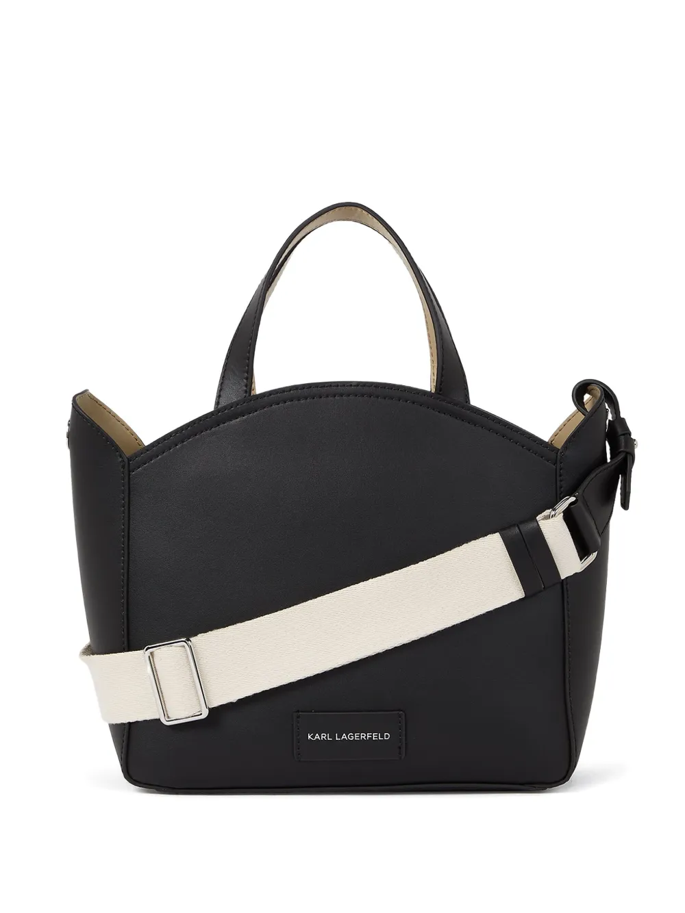 Karl Lagerfeld K/Circle perforated-logo tote bag | Black | Image 1