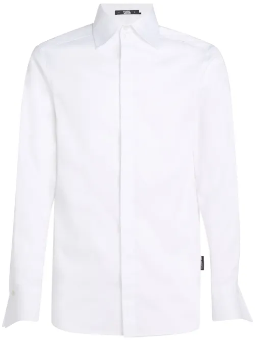 Chemise Essential à détail de col - Karl Lagerfeld - Modalova