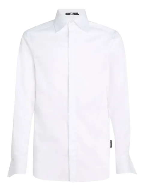 Karl Lagerfeld Essential collar-detail shirt