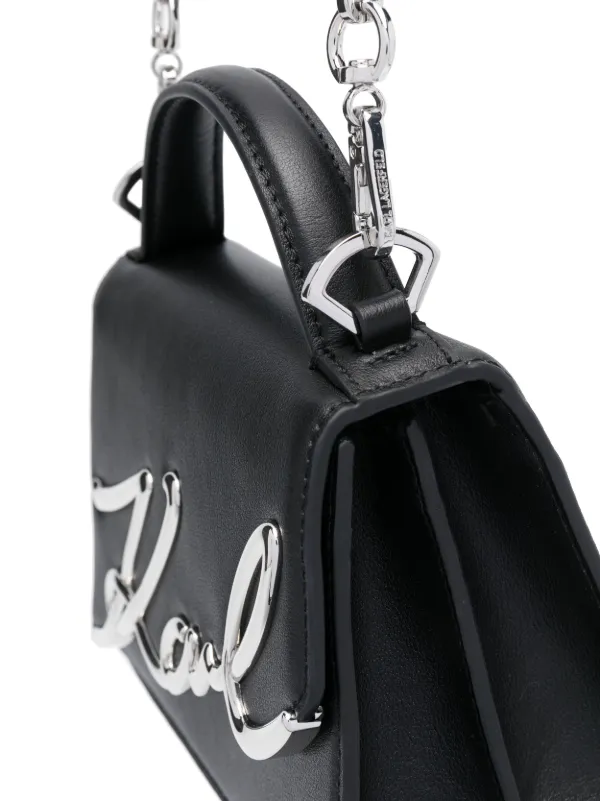 KARL LAGERFELD ショルダーバッグ Karl Lagerfeld Signature ショルダーバッグ | ブラック