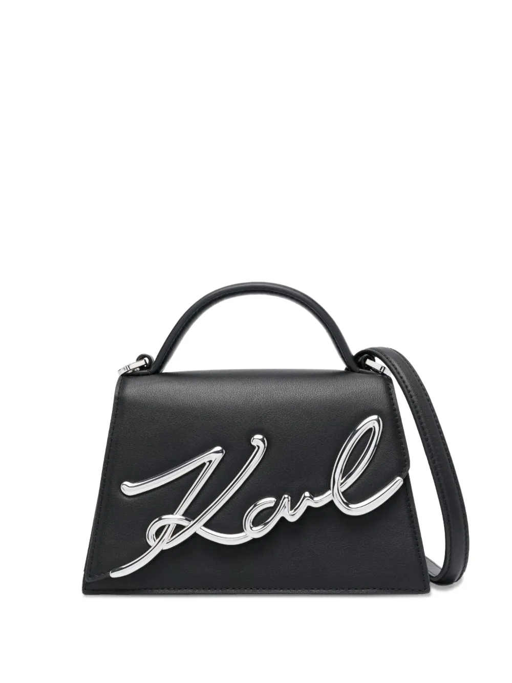Karl Lagerfeld Signature ショルダーバッグ - ブラック Karl Lagerfeld Signature ショルダーバッグ - ブラック