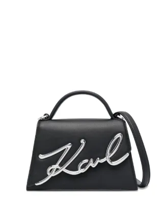 Karl Lagerfeld Signature ショルダーバッグ | ブラック