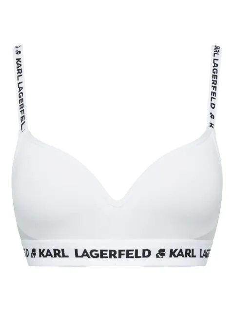 Karl Lagerfeld logo-underband padded bra
