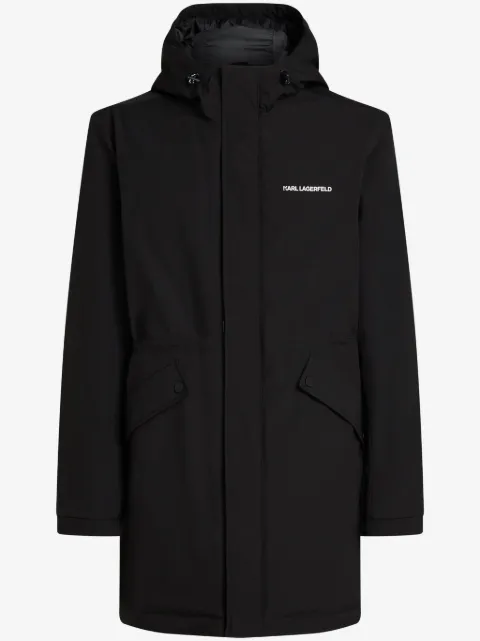 Karl Lagerfeld Ultra Lightweight hooded parka