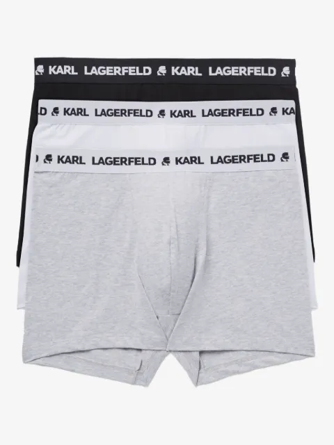 Karl Lagerfeld logo-waistband boxers (set of three)