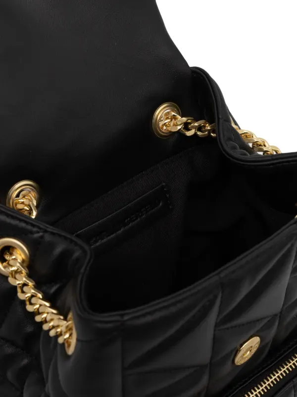 Karl Lagerfeld small quilted backpack Karl Lagerfeld Small Quilted Backpack - Black | Editorialist main image 3