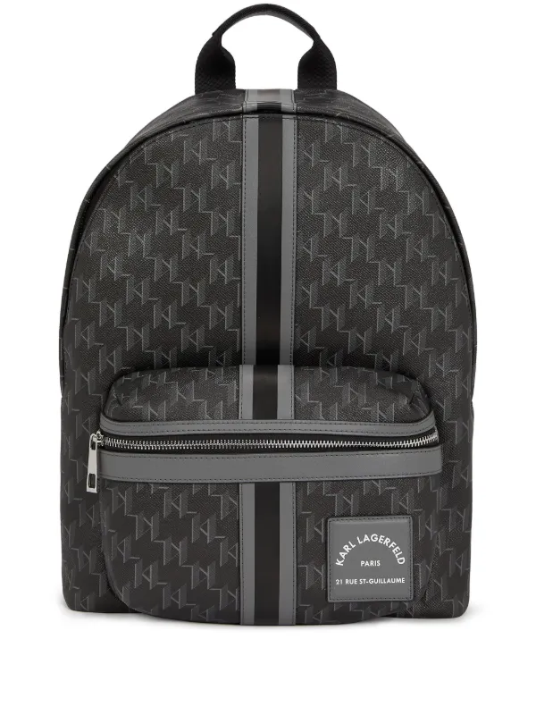 Karl Lagerfeld K Kanvas Backpack Black FARFETCH AU