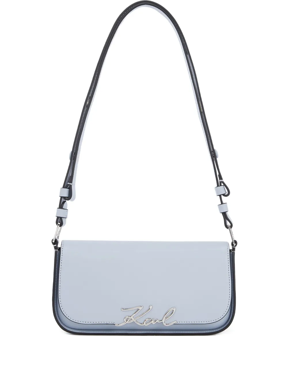 Karl Lagerfeld K/Signature 2way ショルダーバッグ - ブルー Karl Lagerfeld K/Signature 2way ショルダーバッグ - ブルー