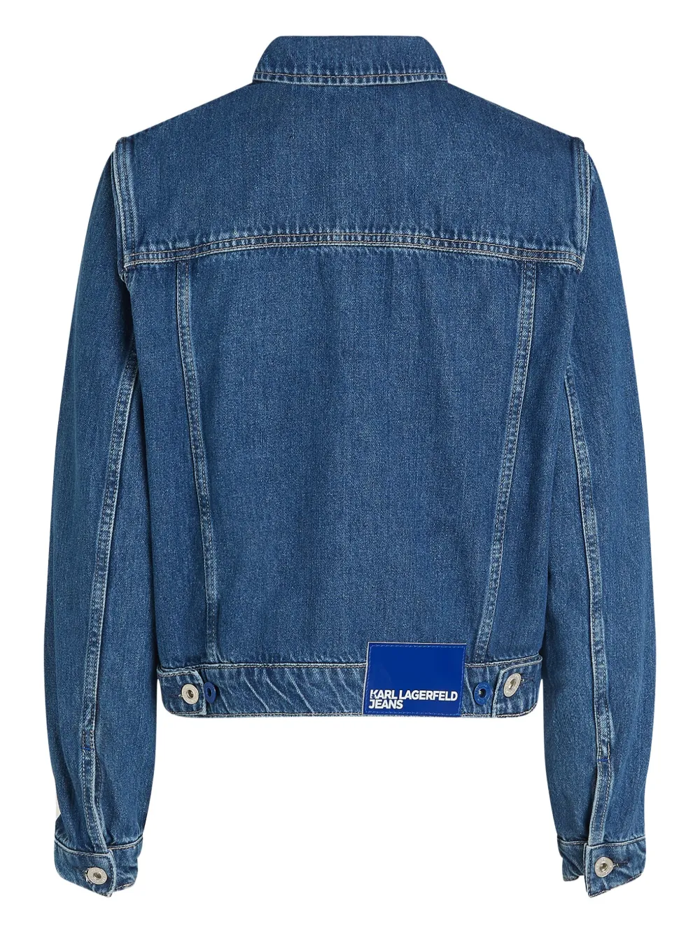 Karl Lagerfeld Jeans Regular-fit Denim Jacket In Blue