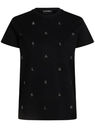 【KIMHEKIM】Pearl Embellished Logo Slim T-Shirt (Black) 블랙_1_앞-1-1.jpg