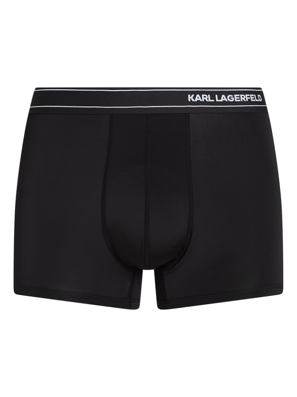 Karl Lagerfeld logo-waistband boxers (pack of three) - Zwart