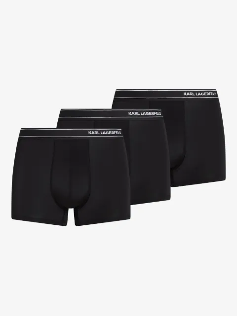 Karl Lagerfeld logo-waistband boxers (set of three)