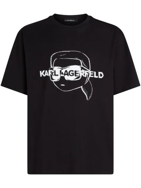 Karl Lagerfeld Ikon-patch T-shirt 