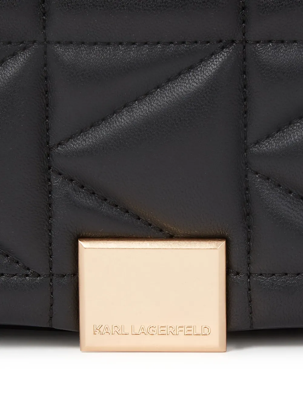 Karl Lagerfeld K Kuilt medium schoudertas Zwart