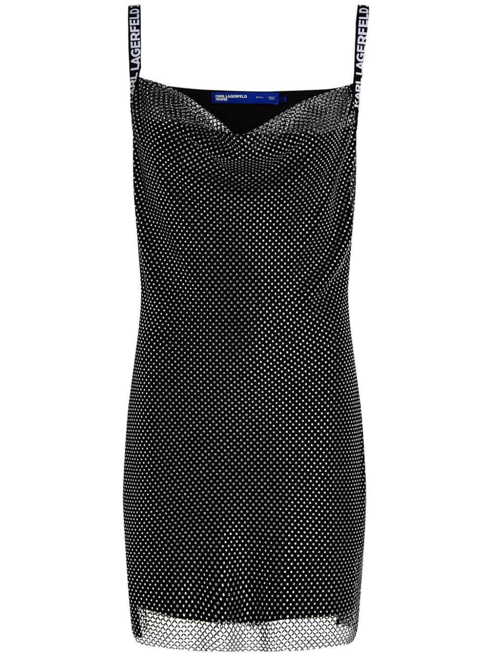 Karl Lagerfeld Jeans crystal-embellished dress - Black