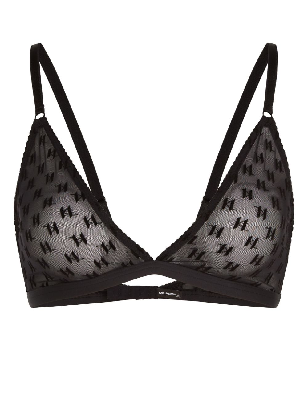 monogram mesh bra