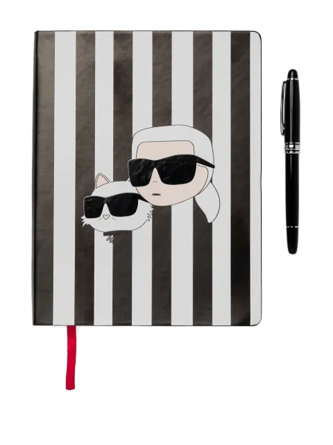 Karl Lagerfeld set de lapicero y libreta Ikon