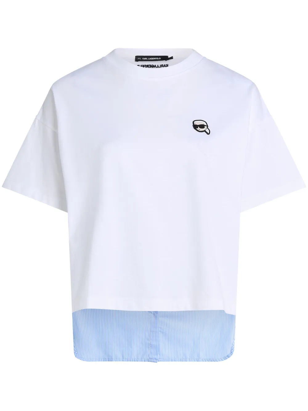 Ikon panelled T-shirt