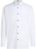 Karl Lagerfeld logo-patch shirt - White