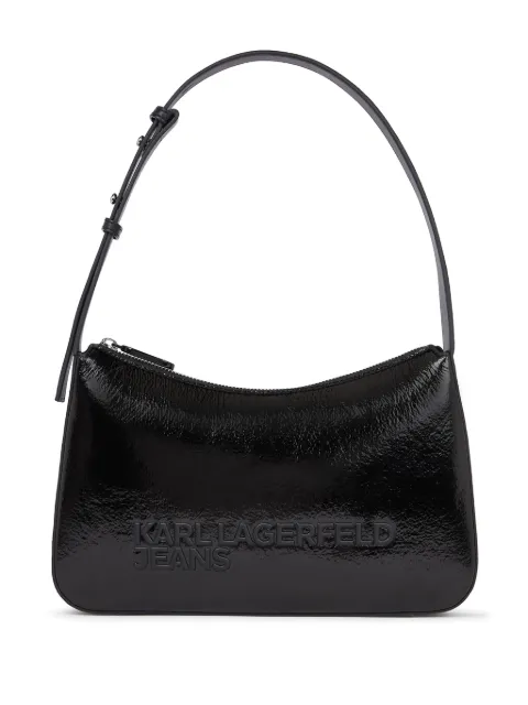 Karl Lagerfeld Jeans logo-debossed shoulder bag