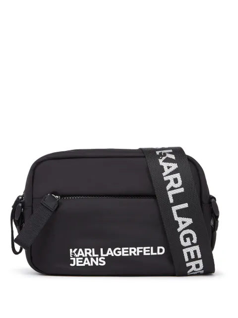 Karl Lagerfeld Jeans bolsa crossbody con logo estampado