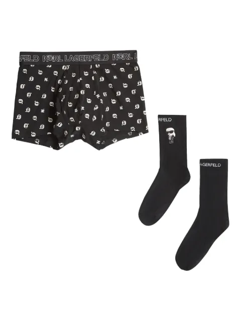 Karl Lagerfeld bóxer con motivo Ikonik Karl