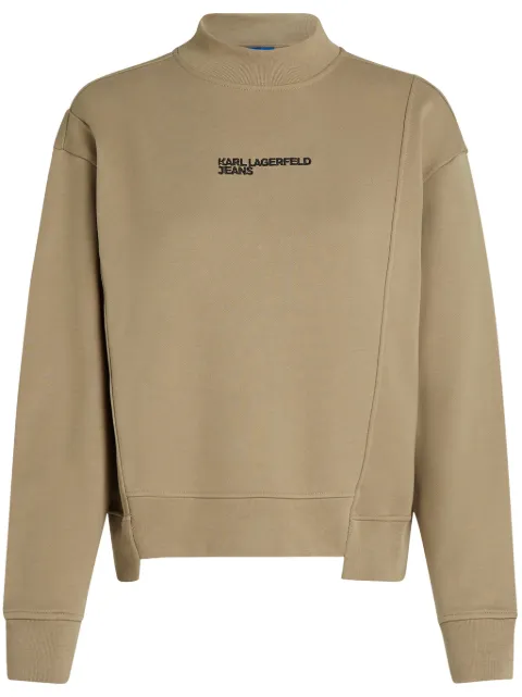 Karl Lagerfeld Jeans sudadera asimétrica
