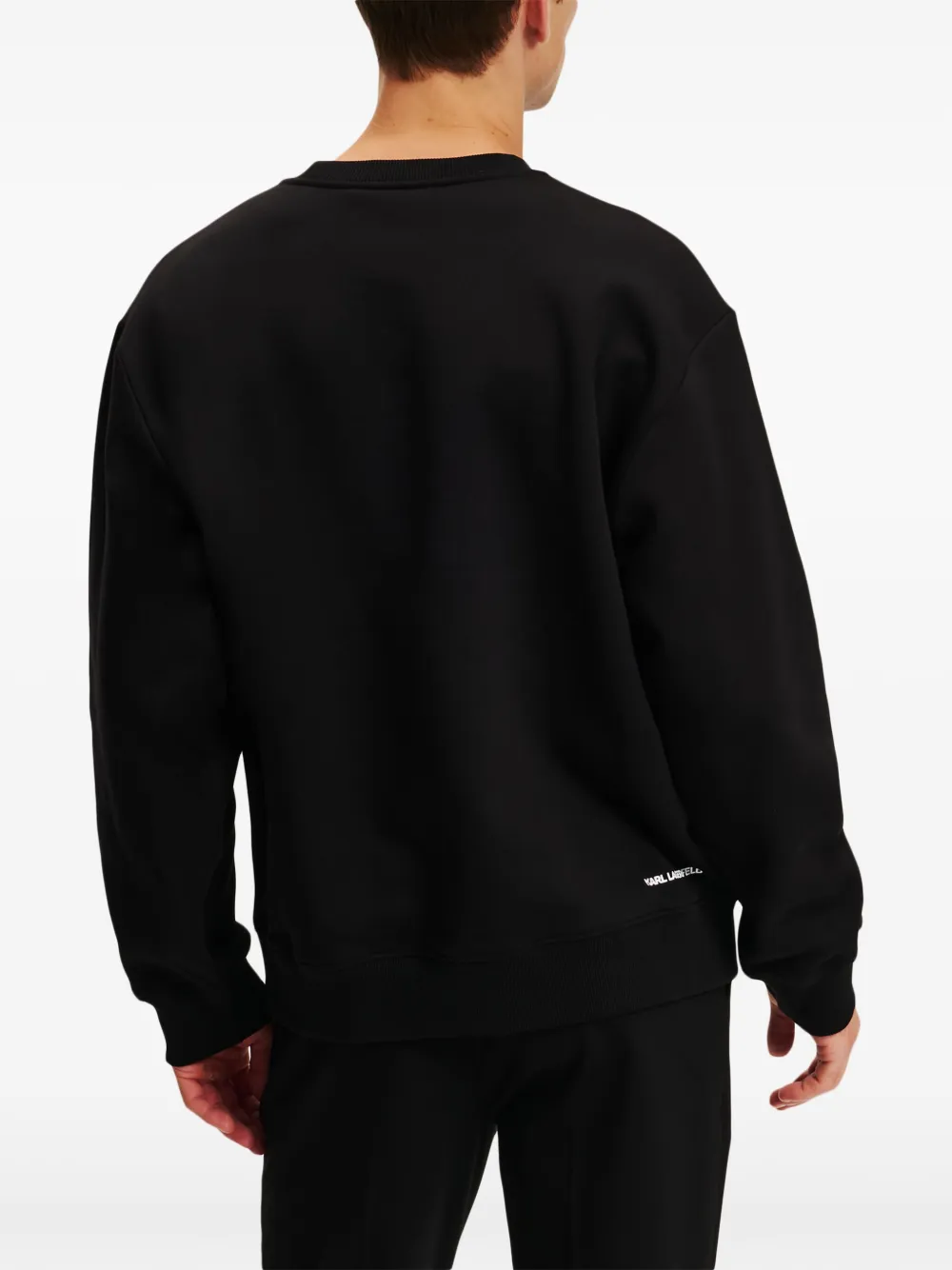 Karl Lagerfeld K Heart sweater Zwart