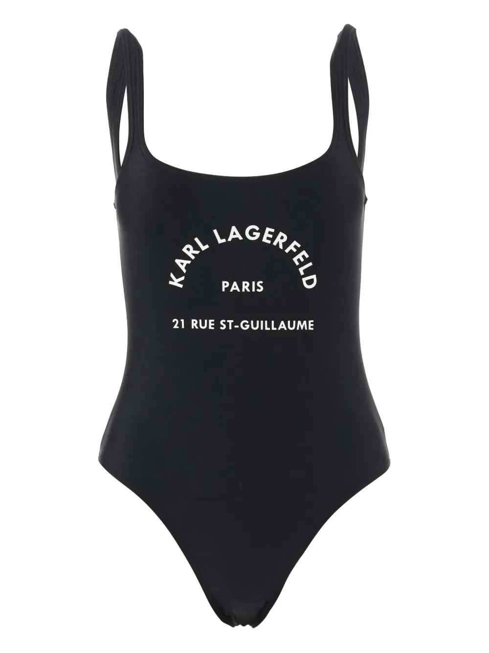 Karl Lagerfeld Rue St-Guillaume ワンピース水着 - ブラック Karl Lagerfeld Rue St-Guillaume ワンピース水着 - ブラック