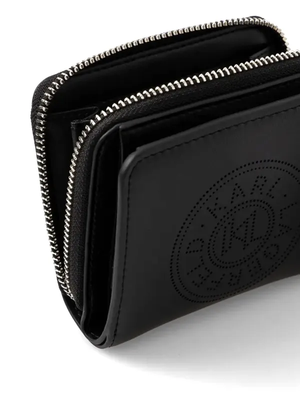 Karl Lagerfeld K/Circle 二つ折財布 | ブラック | FARFETCH JP