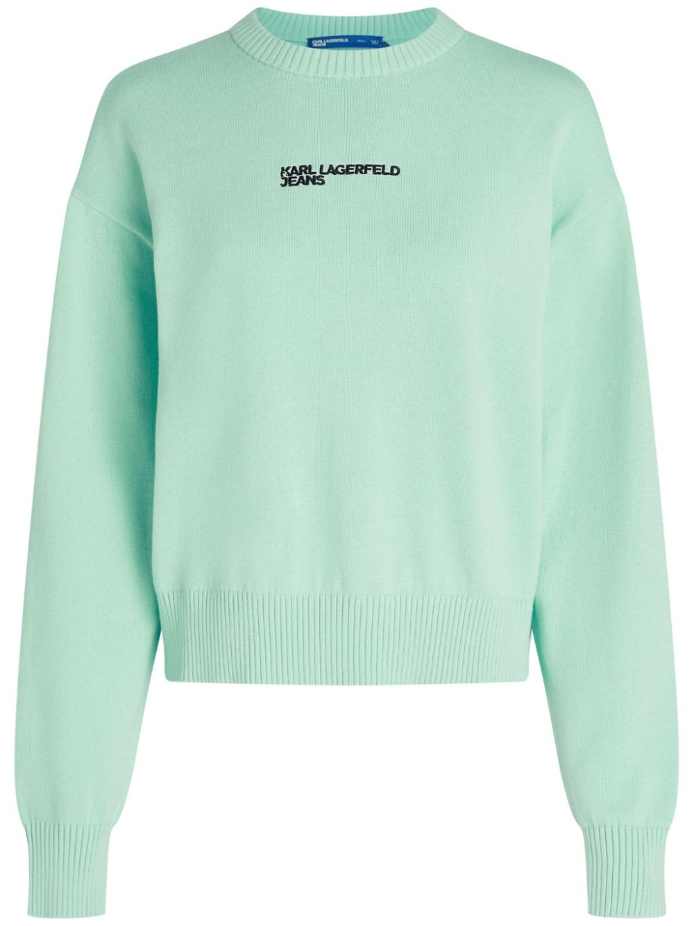 logo-embroidered sweatshirt