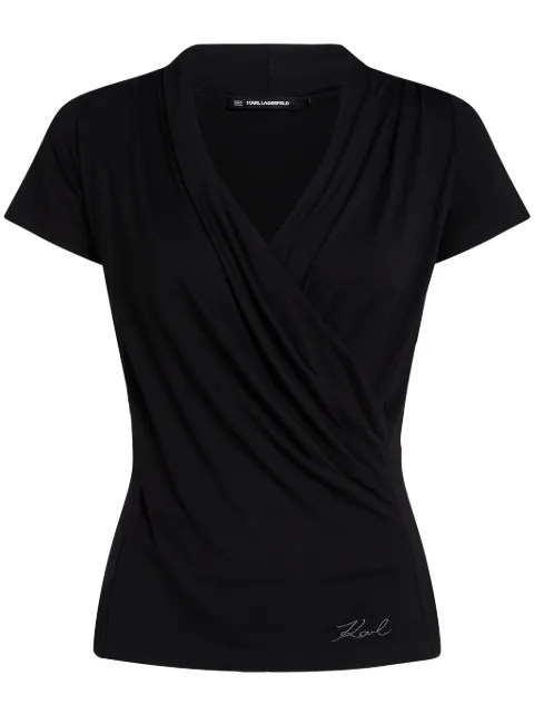 Karl Lagerfeld V-neck T-shirt
