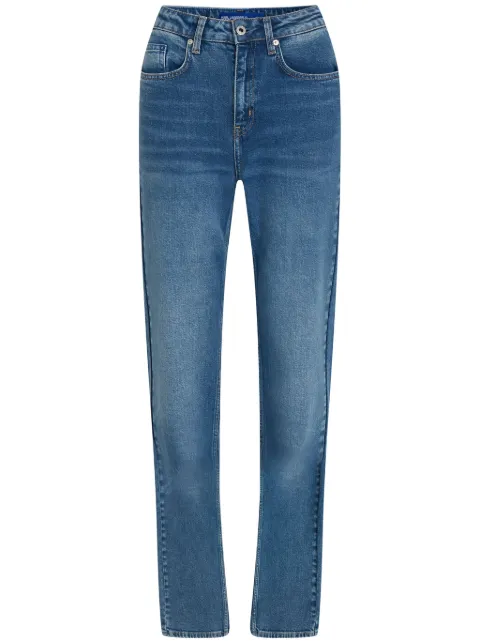 Karl Lagerfeld Jeans logo-patch straight jeans 
