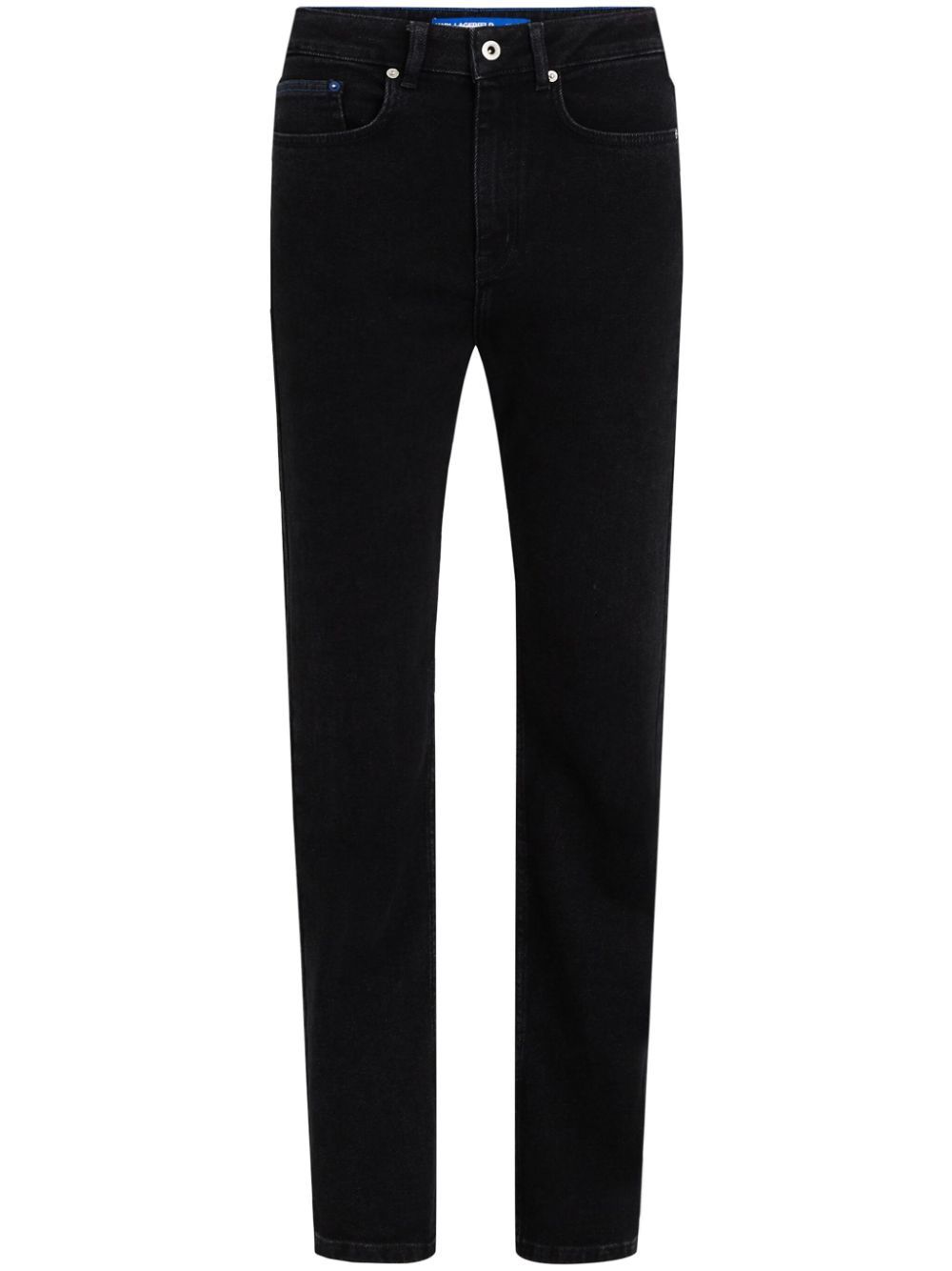 Karl Lagerfeld Jeans high-rise straight-leg jeans - Black