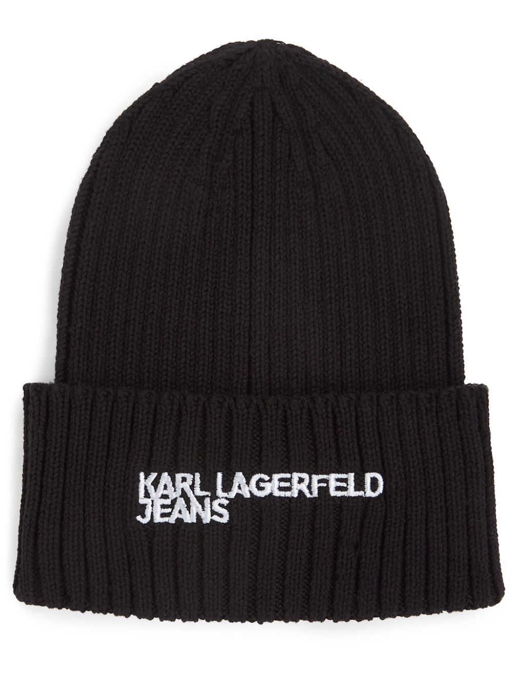 logo-embroidered beanie