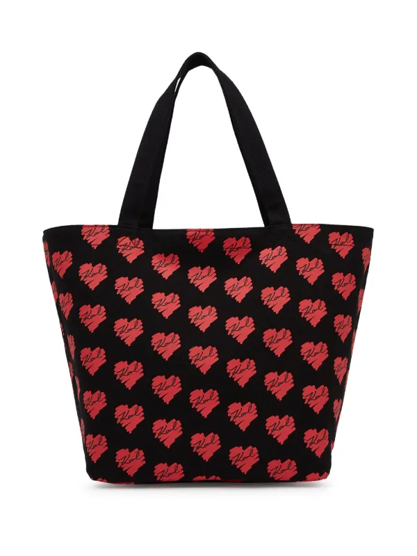 関税込み♪【KARL LAGERFELD】ロゴハート ワンピース ハートプリントワンピース – FACE SANS FARD