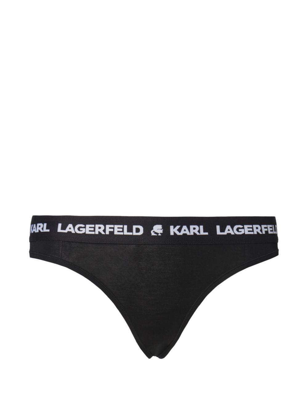 Karl Lagerfeld String met logoband - 999 NERO