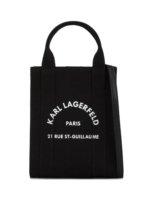 Karl Lagerfeld Petit Sac à Main Rue St Guillaume Square Noir