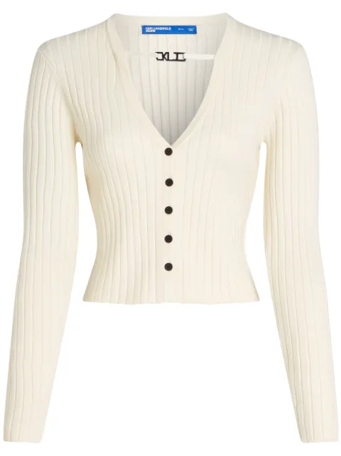 Karl Lagerfeld Jeans cropped cardigan