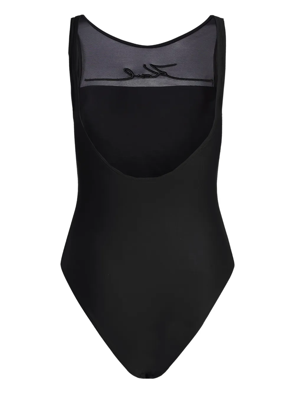 Karl Lagerfeld Signature Rio badpak Zwart