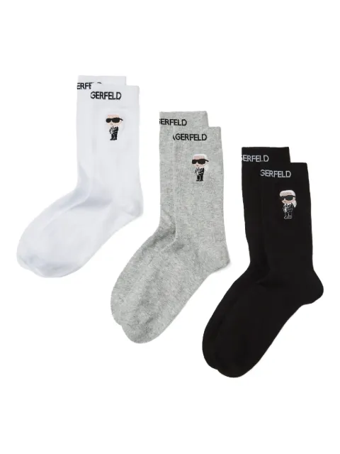 Karl Lagerfeld Ikon socks (pack of three)