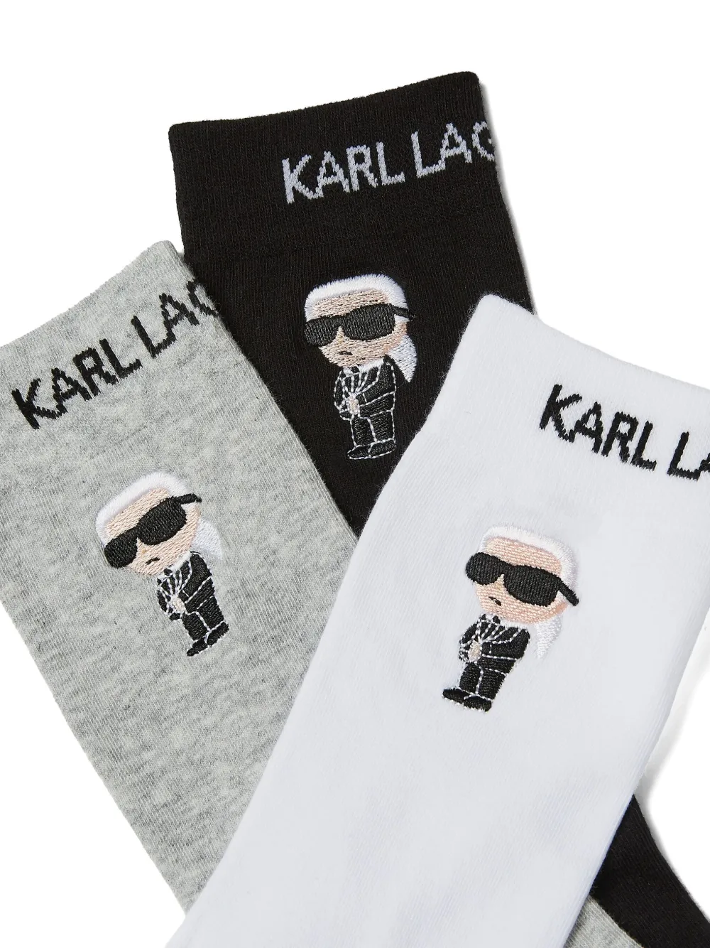 Karl Lagerfeld Set di 3 paia di calzini Ikon | Calzini | Image 3