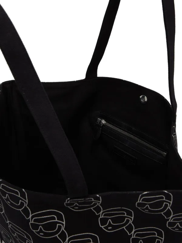 【Karl Lagerfeld】IKONIK ハンドバッグ Karl Lagerfeld Ikonik Karl モノグラム ハンドバッグ